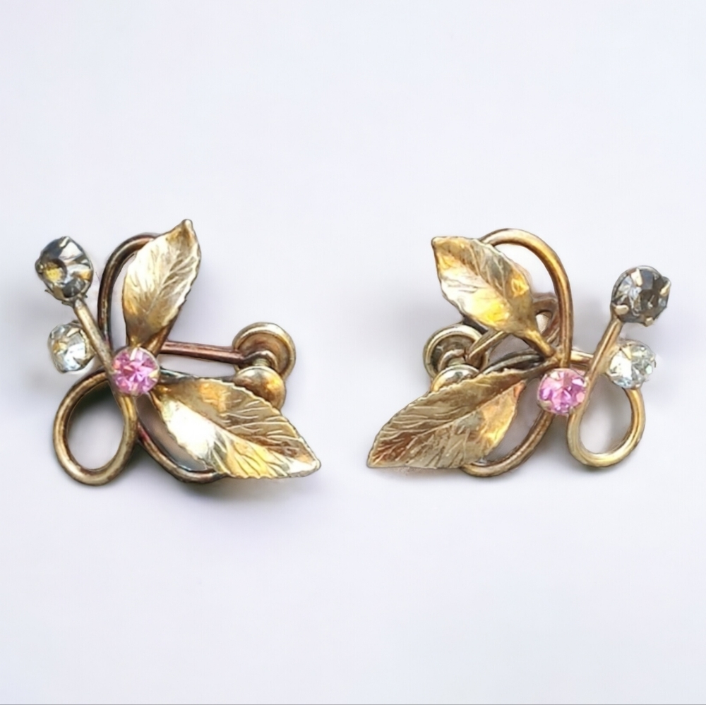 Antique 12k Gold filled Spiffardi earrings